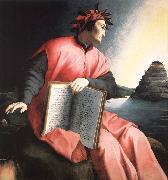 BRONZINO, Agnolo Allegorical Portrait of Dante f France oil painting reproduction